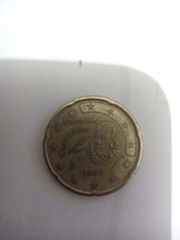 Монеты евроценты 2002 г.,  1999 г.