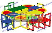 R-KIDS: Детский стол и стульчики KDM-006